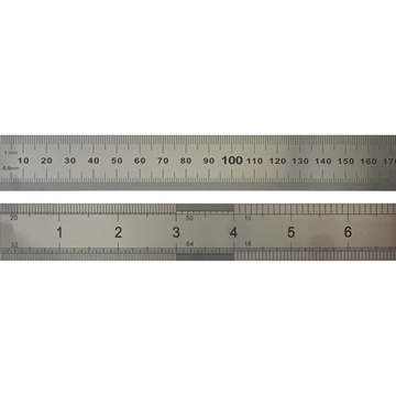 Picture of Steel Ruler 100cm METRIC/IMPERIAL