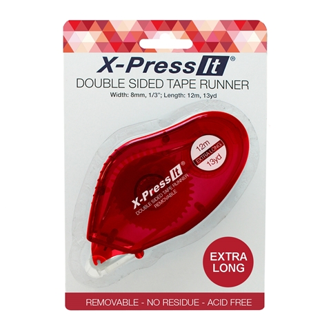 Picture of X-Press It Double Sided Tape Runner REMOVABLE 8mm x 12m